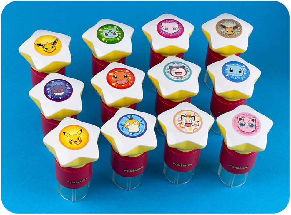 Pokemon Sticker Stamp Play Set, Random