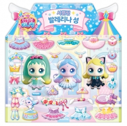 Princess Catch! Teenieping Shop Play Sticker Graceping Ballerina Castle