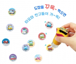Tayo Sticker Stamp Play Set, Random