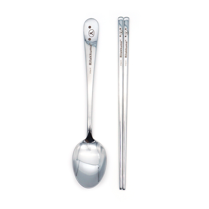 Rilakkuma Stainless Steel Cutlery Set (Face)