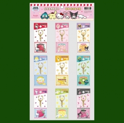 Sanrio 3D Acrylic Keyring ,Hook Type 27pcs