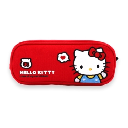 Hello Kitty Cotton Appliqué Pencil Case