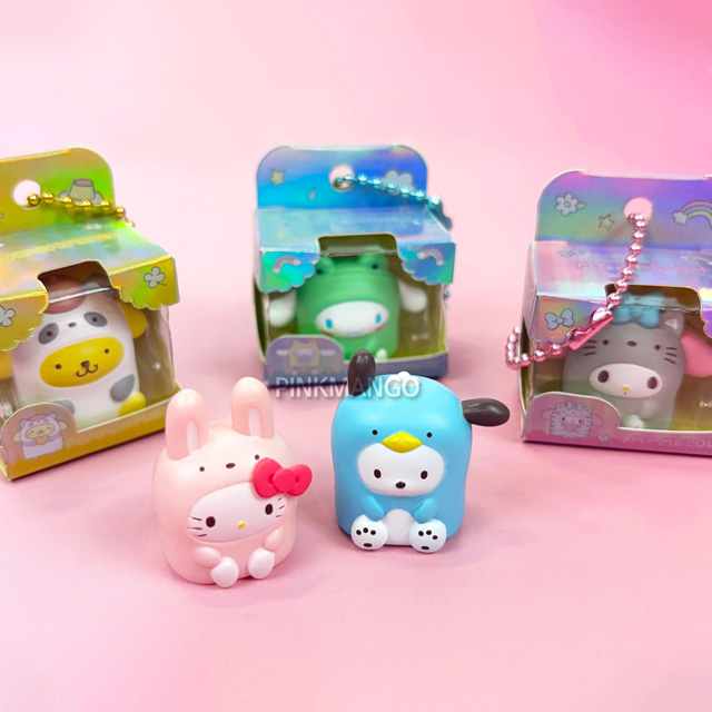 산리오 포켓 콩알 랜덤 피규어 키링