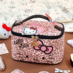 Hello Kitty Leopard Travel Square Pouch