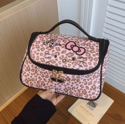 Hello Kitty Leopard Travel Round Pouch