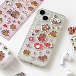 Bear Cushion Sticker, Random