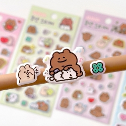 Bear Cushion Sticker, Random