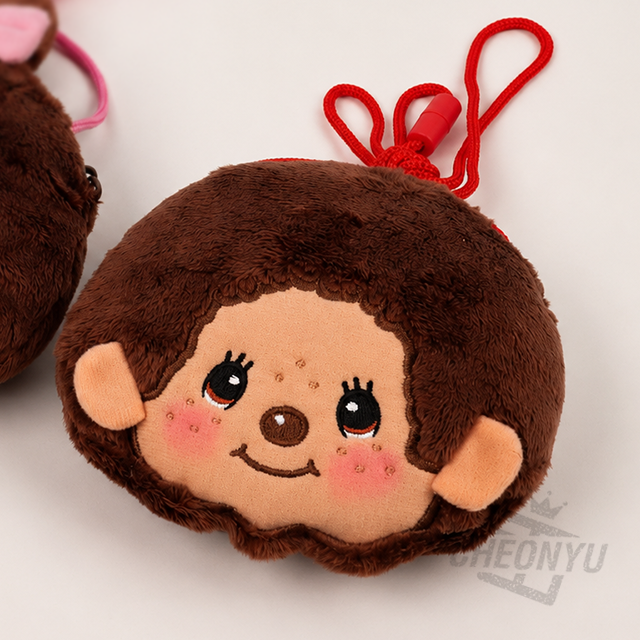 Monchhichi Necklace pouch - Monchhichi-kun