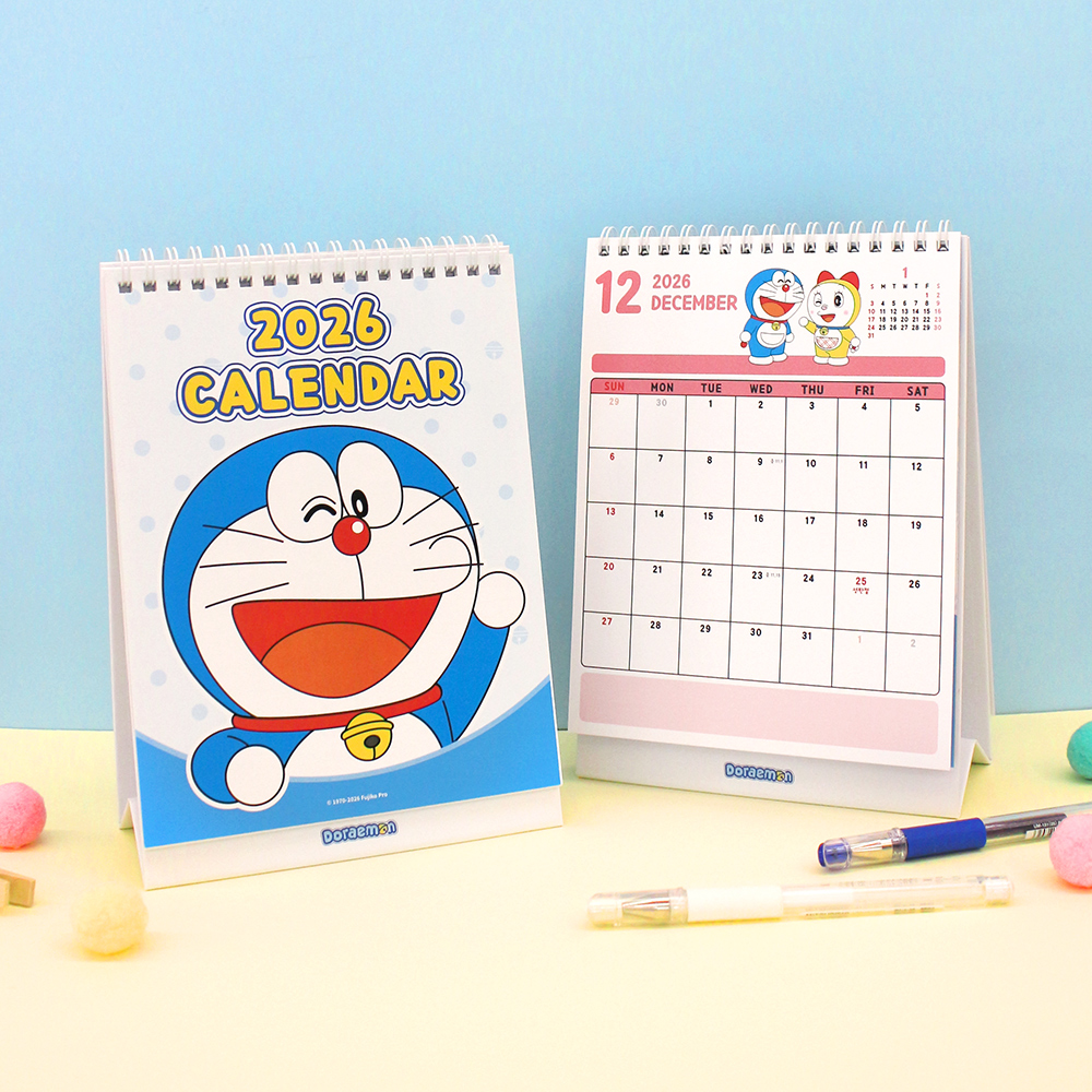 Doraemon 2026 Desk Calendar