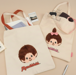 Monchhichi Color-Strap Eco Bag_Monchhichi kun