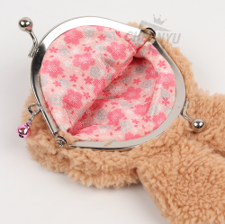 Monchhichi Face Coin Pouch_Chimutan Pink