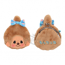 Monchhichi Face Coin Pouch_Monchhichi chan Yellow
