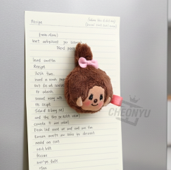 Monchhichi Face Magnet_Monchhichi chan