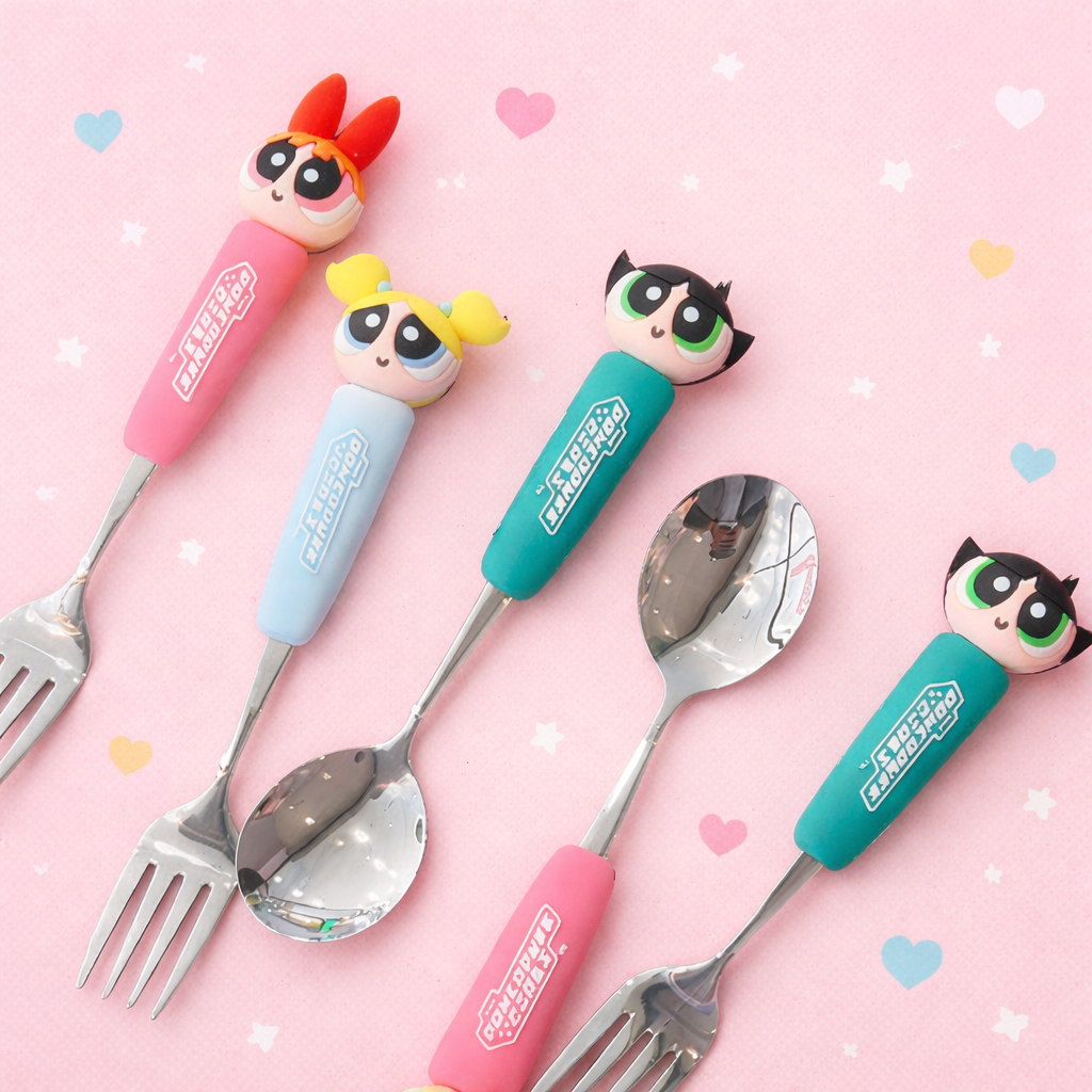 Powerpuff Girls Spoon & Fork (Individual)