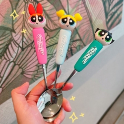 Powerpuff Girls Spoon & Fork (Individual)