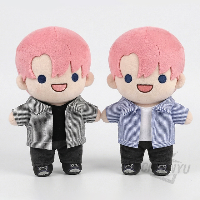 Plush Doll Striped Shirt, random