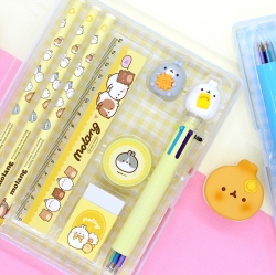 Molang Case Stationery Set Vol.3 (Random)