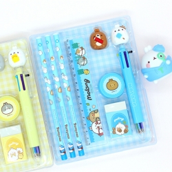 Molang Case Stationery Set Vol.3 (Random)