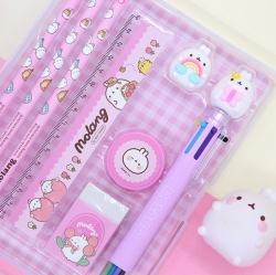 Molang Case Stationery Set Vol.3 (Random)