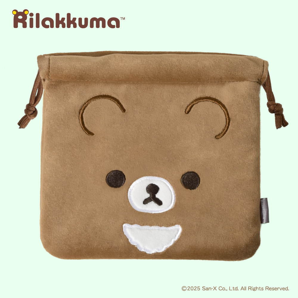 Chairoikoguma Drawstring Pouch
