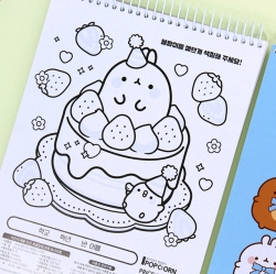 Molang Wireless Notebook - 100 Sheets (Random)