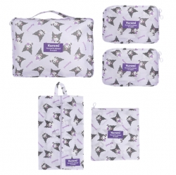 Sanrio Travel Pouch A Five-Piece Set Kuromi