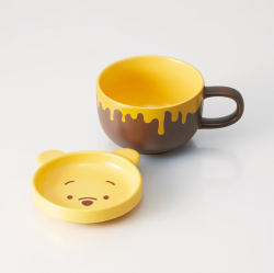 Winnie the Pooh Ceramic Soup Cup with Lid