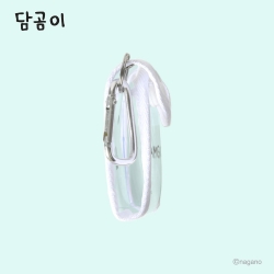 Joke Bear Clear Keyring Pouch