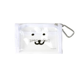 Joke Bear Clear Keyring Pouch