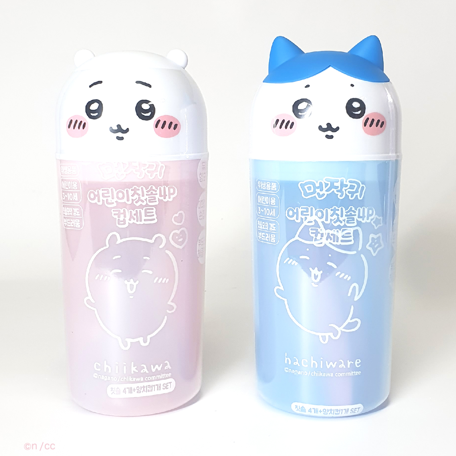 Chiikawa Kids Toothbrush 4P & Cup Set, Random