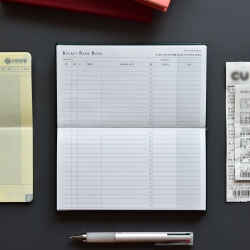 Bucket Bank Book Red