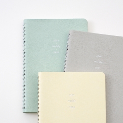 notable memory weekly manager 2026 Custard Yellow