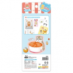 mofusand 5-Size Sticker K-Food Friends