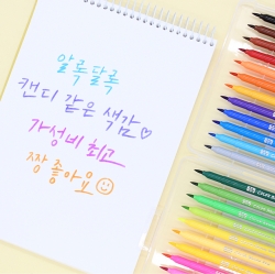 24-Color Calligraphy Brush Pen Set Vol. 2