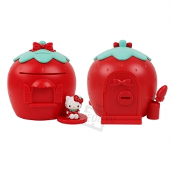 Hello Kitty Strawberry Key-Lock Coin Bank