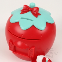 Hello Kitty Strawberry Key-Lock Coin Bank
