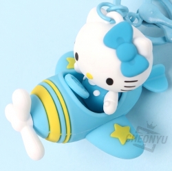 Hello Kitty Airplane Keyring