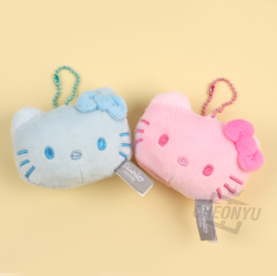 Hello Kitty Colored Face Mascot Keyring