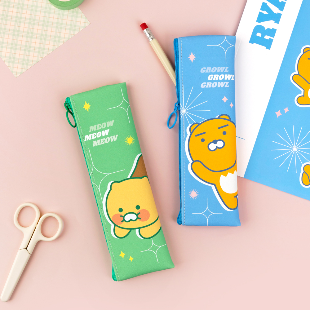 Kakao Friends Vivid Mini Flat Pencil Case