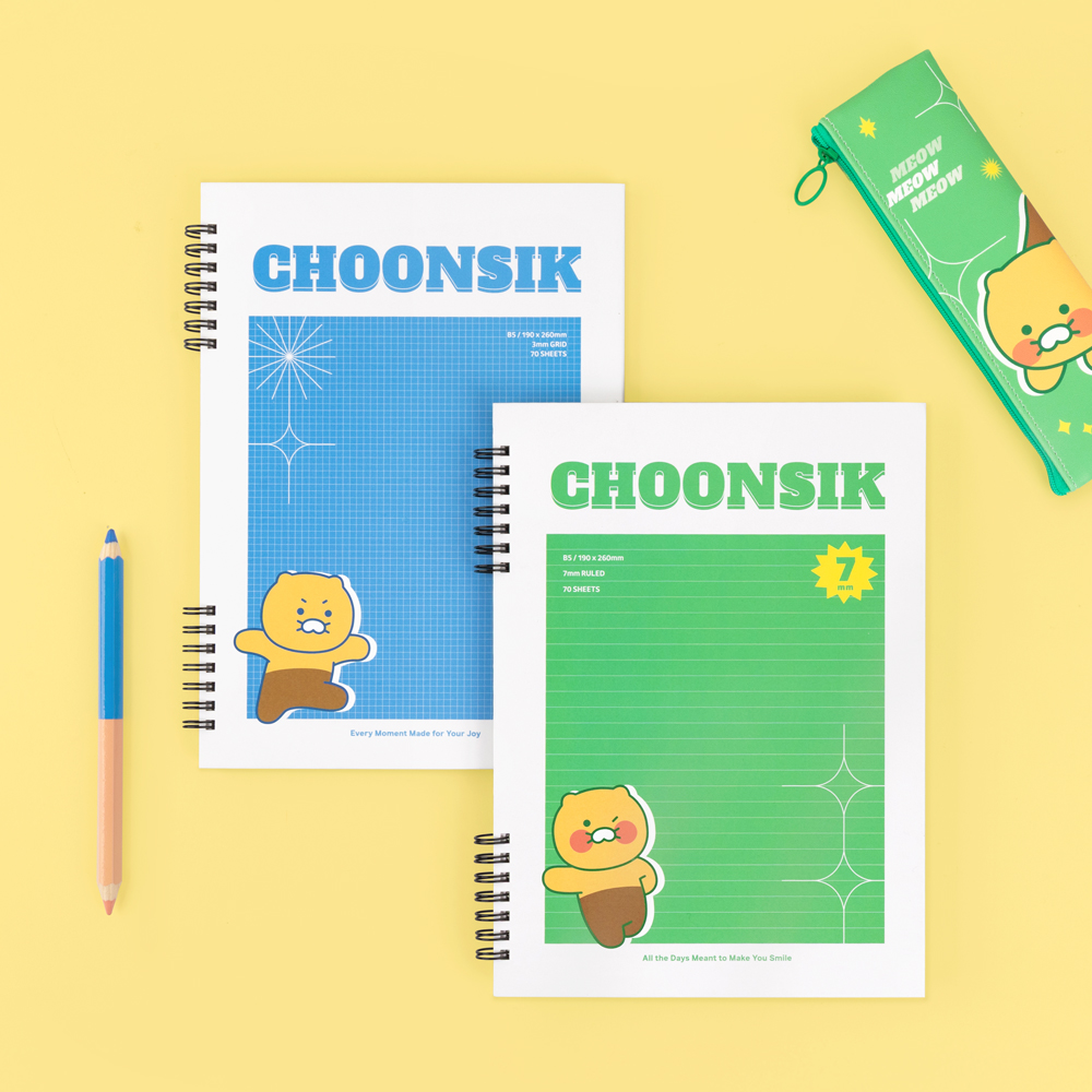 Choonsik Vivid Hardcover Spiral Notebook
