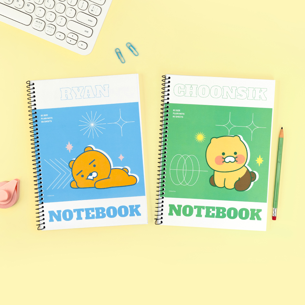 Kakao Friends Vivid Spiral Notebook