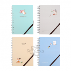 E-rinubgae A5 Hard Cover Band Note, Random