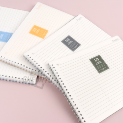 PP Wide Half Line Notebook, Random