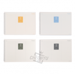 PP Wide Half Line Notebook, Random