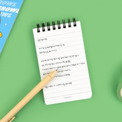 Kakao Friends Vivid Top-Bound Spiral Memo Pad