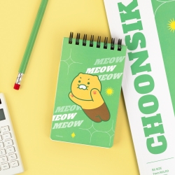 Kakao Friends Vivid Top-Bound Spiral Memo Pad