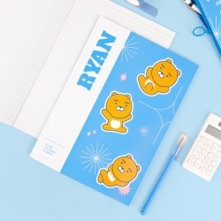 Kakao Friends Vivid New Semester Bound Notebook (Set of 10)