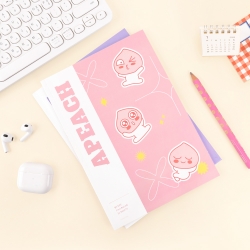 Kakao Friends Vivid New Semester Bound Notebook (Set of 10)