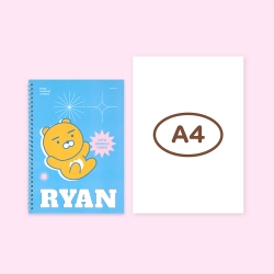 Kakao Friends Vivid New Semester Spiral Notebook (Set of 10)