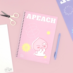 Kakao Friends Vivid New Semester Spiral Notebook (Set of 10)